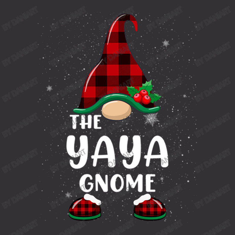 Yaya Gnome Buffalo Plaid Matching Family Christmas Pajama 2 Vintage Hoodie | Artistshot