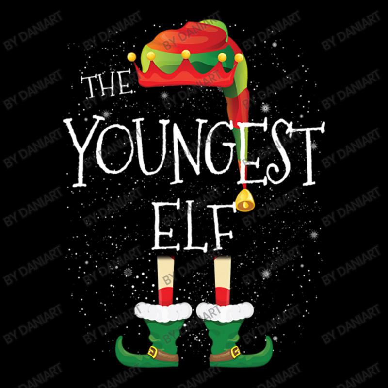 Youngest Elf Family Matching Christmas Group Funny Gift Fleece Short | Artistshot