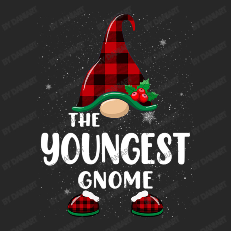 Youngest Gnome Buffalo Plaid Matching Family Christmas Pajama Funny Gi Men's T-shirt Pajama Set | Artistshot