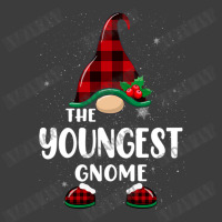 Youngest Gnome Buffalo Plaid Matching Family Christmas Pajama Funny Gi Men's Polo Shirt | Artistshot