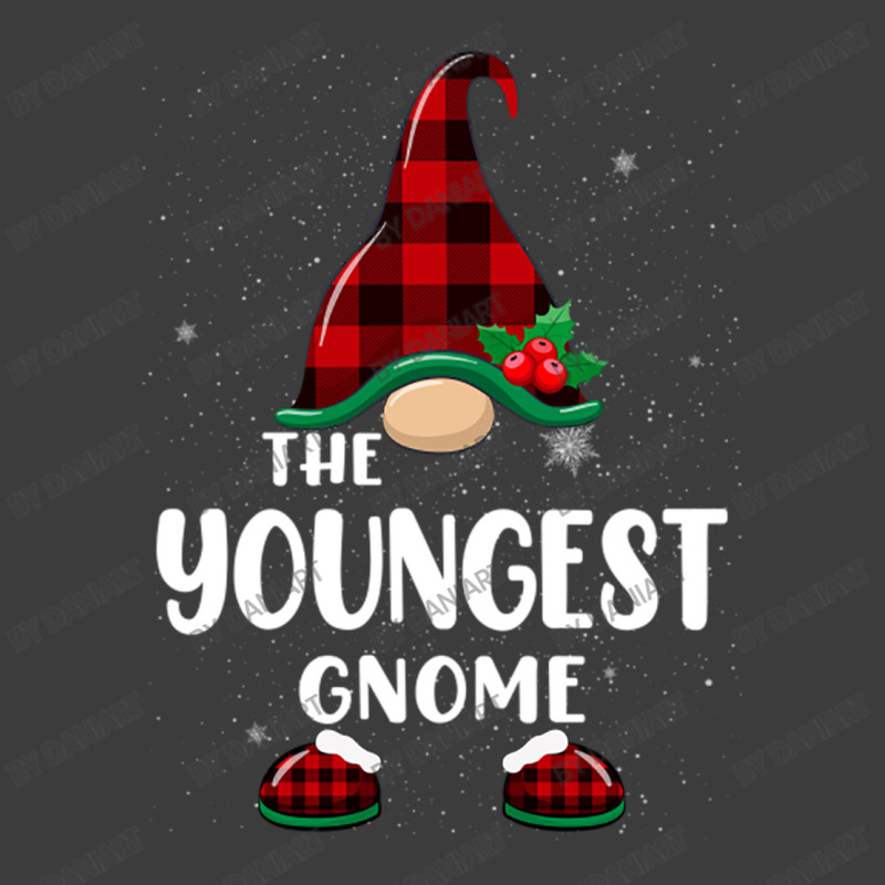 Youngest Gnome Buffalo Plaid Matching Family Christmas Pajama Funny Gi Men's Polo Shirt | Artistshot