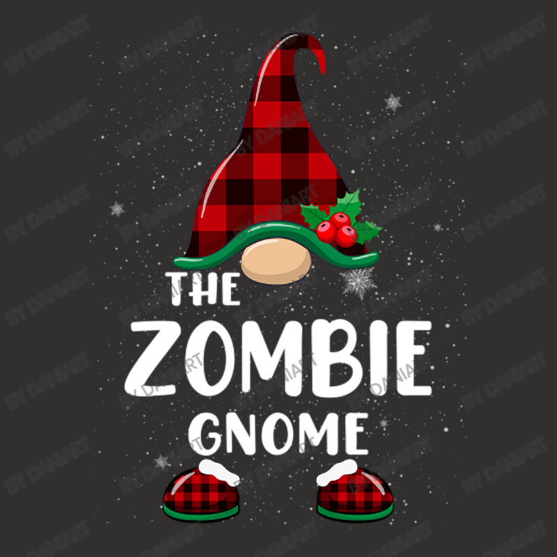 Zombie Gnome Buffalo Plaid Matching Family Christmas Pajama Funny Gift Champion Hoodie | Artistshot