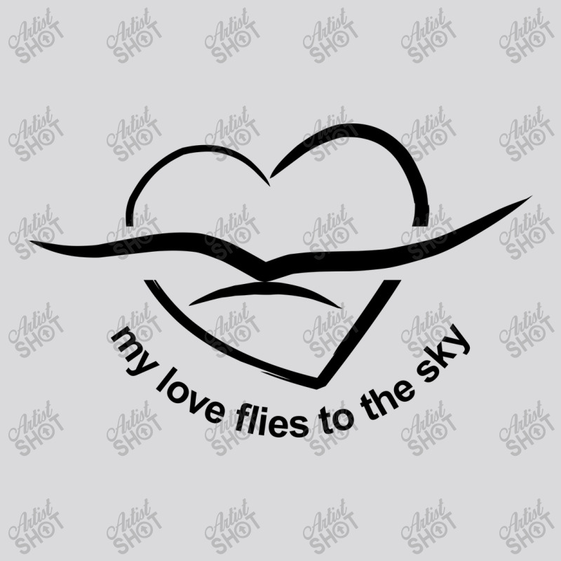 My Love Flies To The Sky Women's Triblend Scoop T-shirt by WawanRidwan | Artistshot