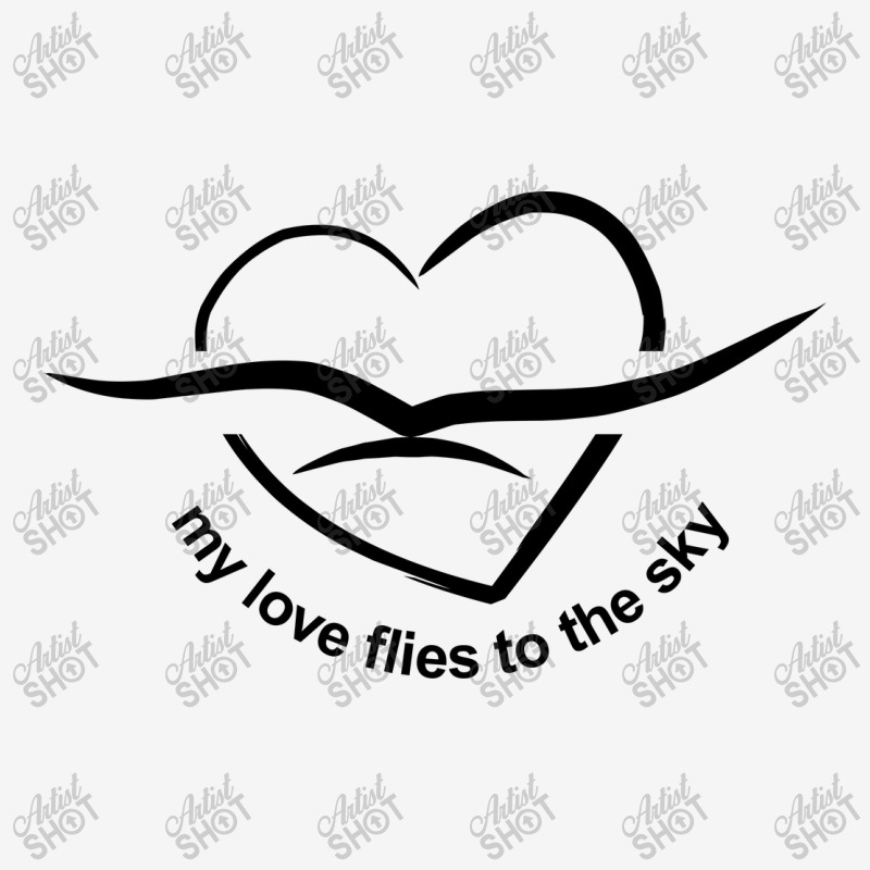 My Love Flies To The Sky Scorecard Crop Tee by WawanRidwan | Artistshot