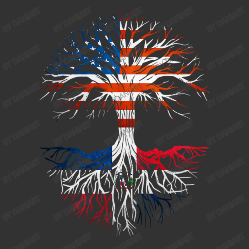 American Grown Dominican Roots Tree Dominican Republic Flag Usa Flag Baby Bodysuit by DaniArt | Artistshot