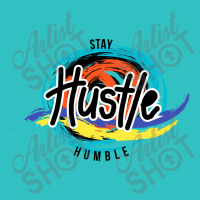 Stay Hustle Humble Circle Ladies Fitted T-shirt | Artistshot