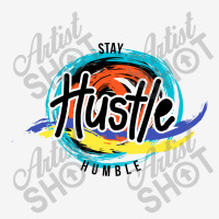 Stay Hustle Humble Circle Ladies Polo Shirt | Artistshot