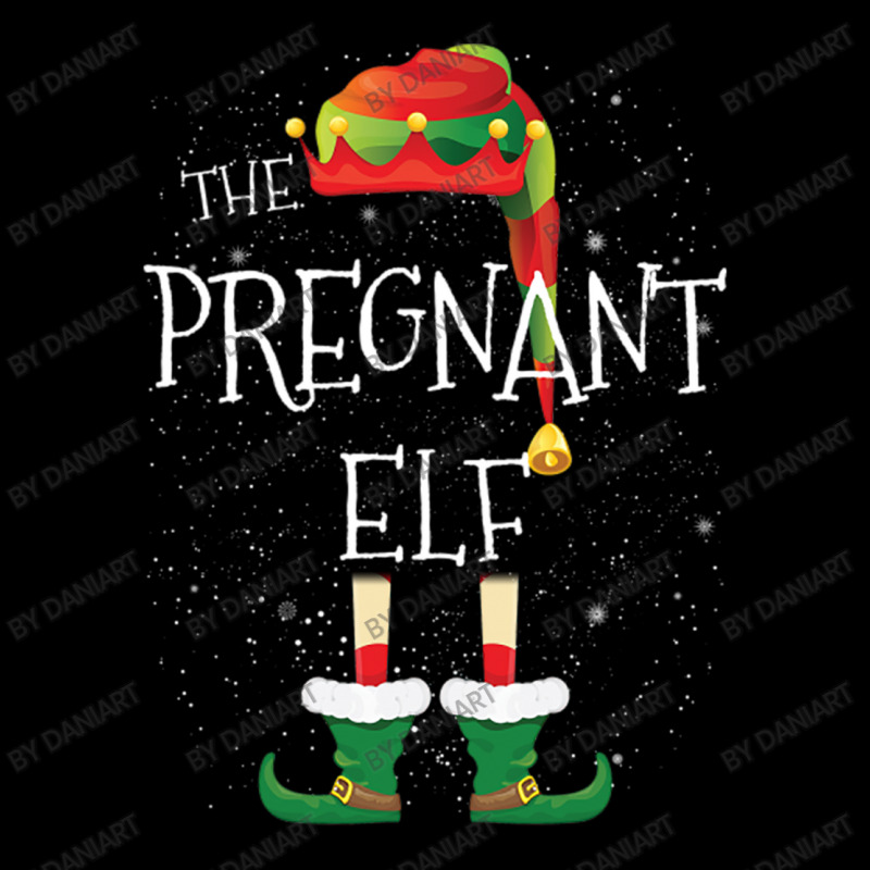 Pregnant Elf Family Matching Christmas Group Funny Pajama Gift Men's Long Sleeve Pajama Set | Artistshot