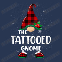 Tattooed Gnome Buffalo Plaid Matching Family Christmas Pajama Funny Gi Men Denim Jacket | Artistshot