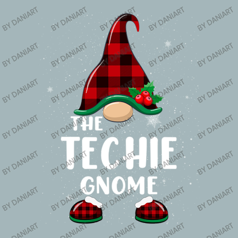 Techie Gnome Buffalo Plaid Matching Family Christmas Pajama Funny Gift Unisex Sherpa-lined Denim Jacket | Artistshot