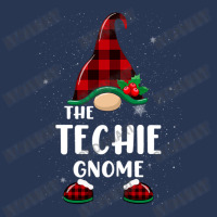 Techie Gnome Buffalo Plaid Matching Family Christmas Pajama Funny Gift Men Denim Jacket | Artistshot