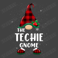 Techie Gnome Buffalo Plaid Matching Family Christmas Pajama Funny Gift Vintage T-shirt | Artistshot