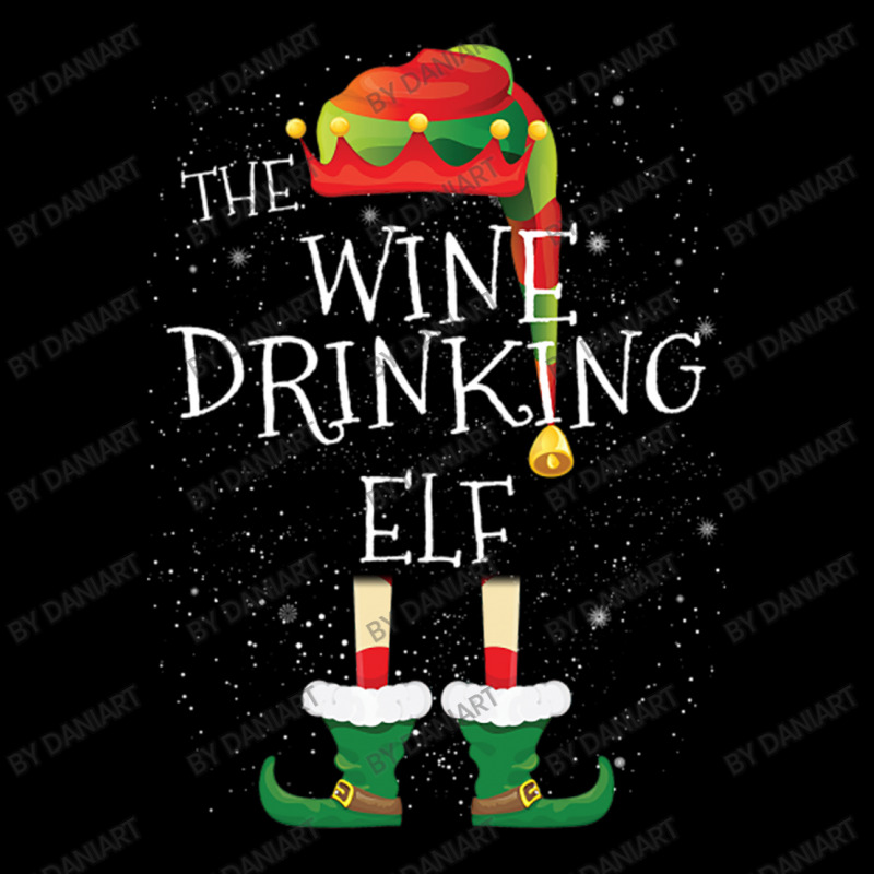 Wine Drinking Elf Family Matching Christmas Group Funny Gift Lightweight Hoodie | Artistshot