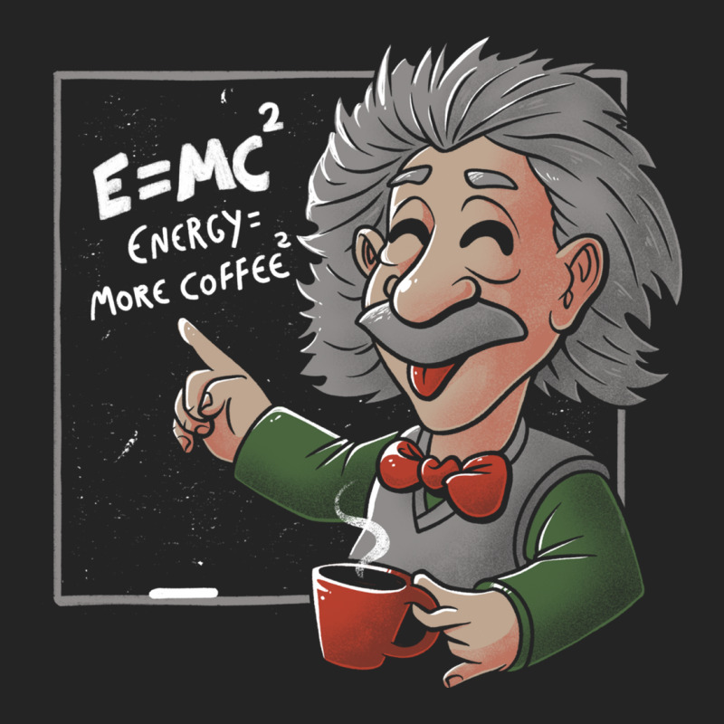 Energy = More Coffee Funny Einstein Theory 3/4 Sleeve Shirt | Artistshot