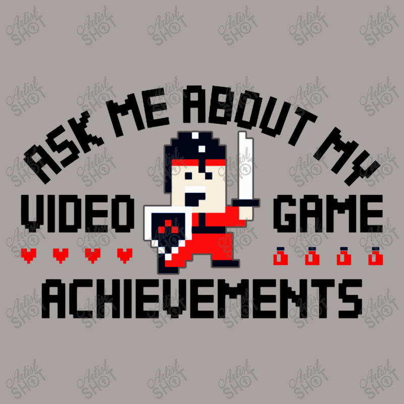 Ask Me About My Video Game Achievements Racerback Tank by Kimonos | Artistshot