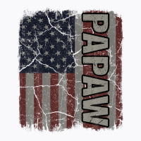 Papaw American Flag Vintage Father's Day 4th Of July Gift T-shirt | Artistshot