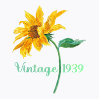 Vintage 1939 Shirt Sunflower 83 Years Old 83rd Birthday T-shirt | Artistshot