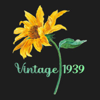 Vintage 1939 Shirt Sunflower 83 Years Old 83rd Birthday Classic T-shirt | Artistshot