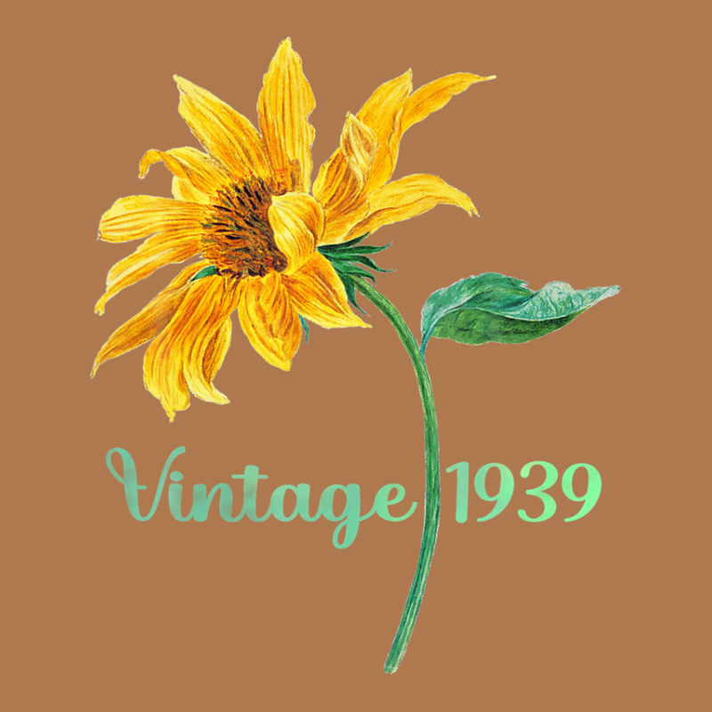 Vintage 1939 Shirt Sunflower 83 Years Old 83rd Birthday Vintage Short | Artistshot