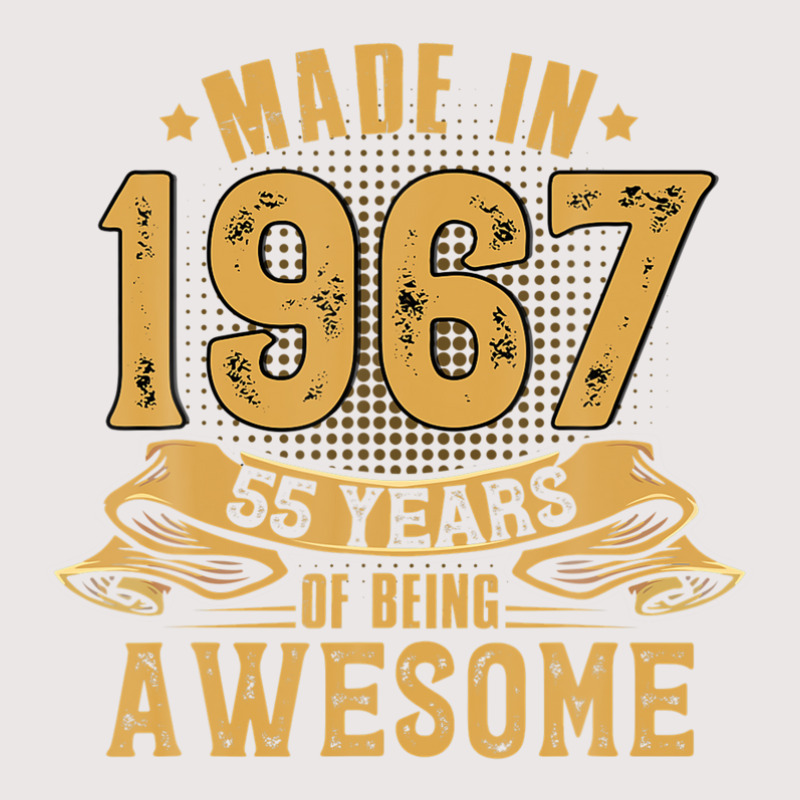 Made-in-1967 - 55 Years Of Being Awesome 55th Birthday Gifts Pocket T-shirt | Artistshot