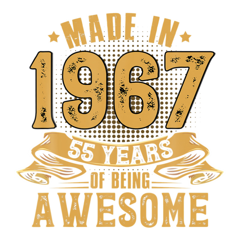 Made-in-1967 - 55 Years Of Being Awesome 55th Birthday Gifts Crewneck Sweatshirt | Artistshot