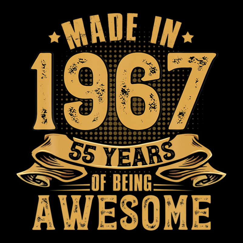 Made-in-1967 - 55 Years Of Being Awesome 55th Birthday Gifts Lightweight Hoodie | Artistshot