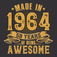 Made-in-1964 - 58 Years Of Being Awesome 58th Birthday Gifts Vintage Hoodie And Short Set | Artistshot