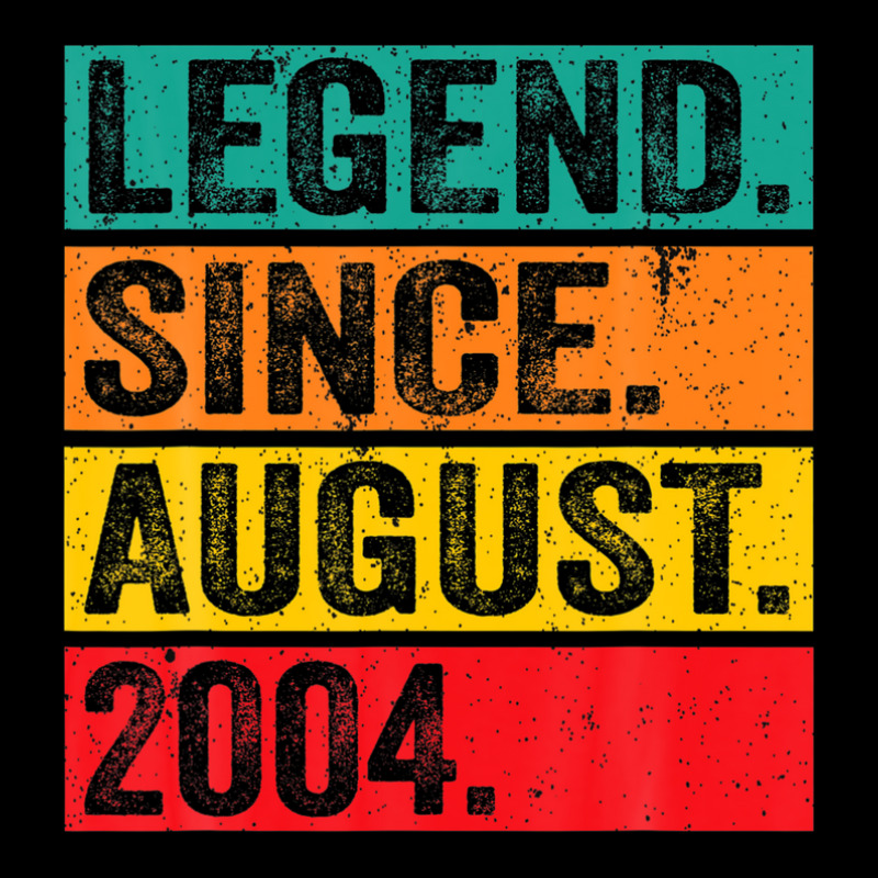 Legend Since August 2004 18th Birthday Retro 18 Years Old Long Sleeve Shirts | Artistshot