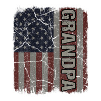 Grandpa American Flag Vintage Father's Day 4th Of July Gift Crewneck Sweatshirt | Artistshot