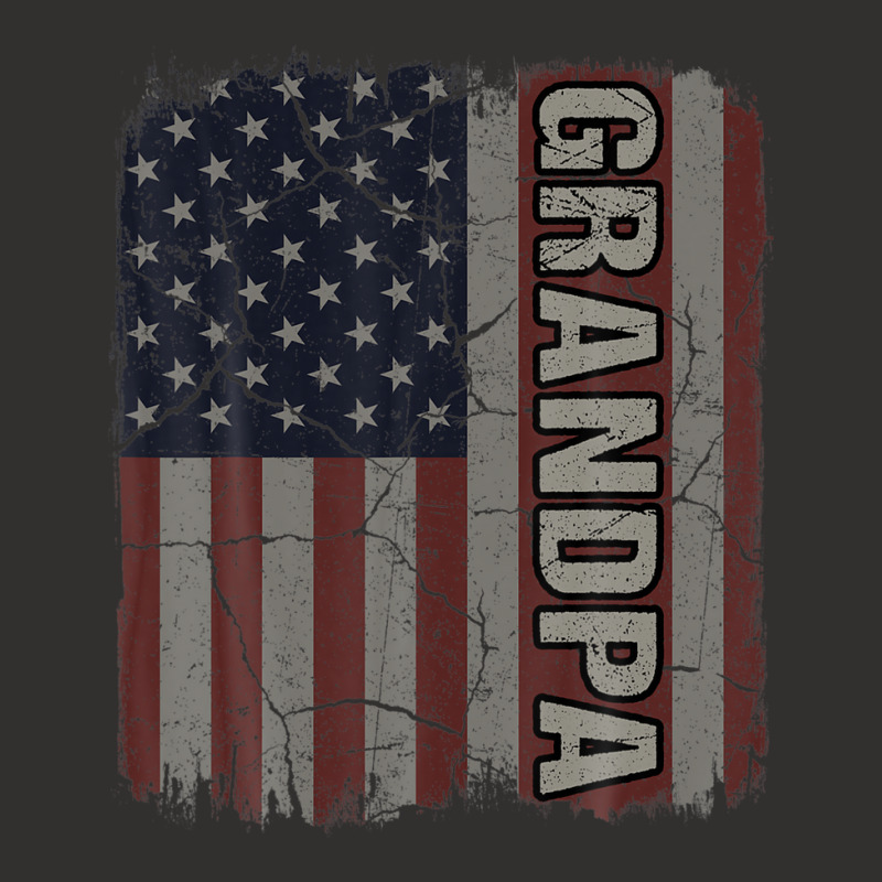 Grandpa American Flag Vintage Father's Day 4th Of July Gift Champion Hoodie | Artistshot