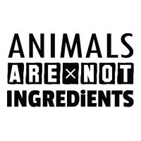 Animals Are Not Ingredients Zipper Hoodie | Artistshot