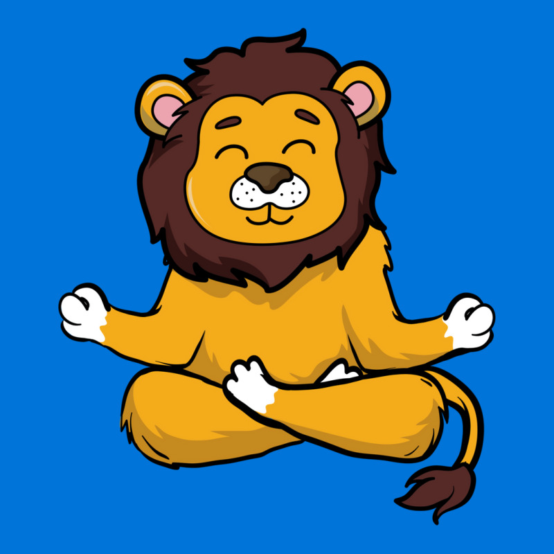 Meditation Yoga Lion Cartoon Graphic T-shirt by reganidesh2 | Artistshot