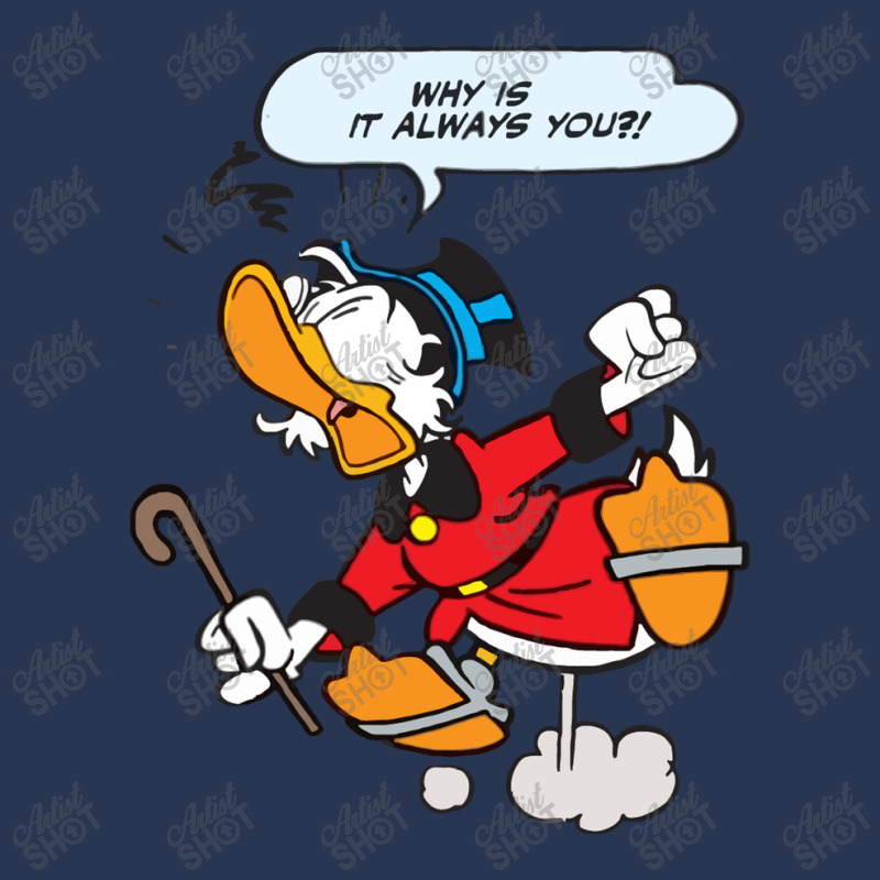 Why Is It Always You Scrooge Mcduck Men Denim Jacket By Donnatello ...