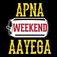 Apna Weekend Aayega Funny Hindi Quote Cropped Sweater | Artistshot