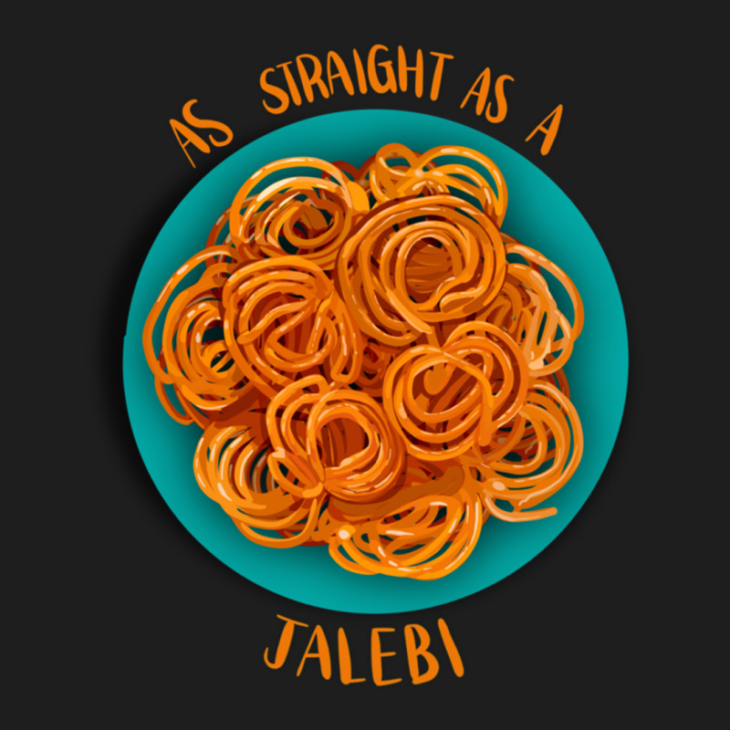 As Straight As A Jalebi Classic T-shirt by JONNELLENORTONN | Artistshot