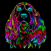 Cocker T  Shirt Colorful Cocker Spaniel Dog T  Shirt Men's 3/4 Sleeve Pajama Set | Artistshot