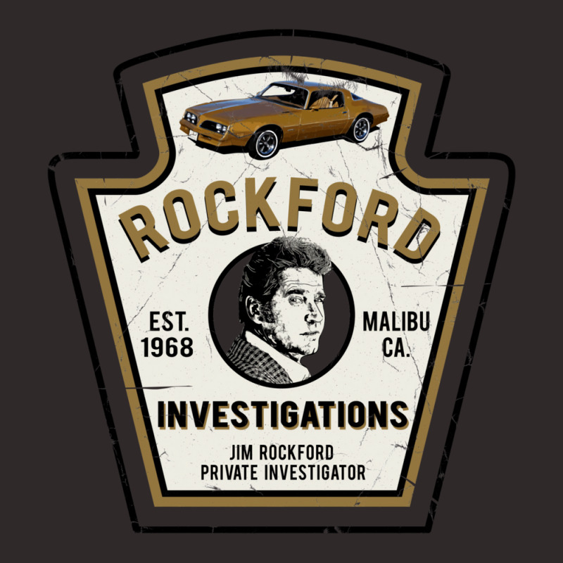 Rockford Investigations Emblem Racerback Tank by bakshnoisrit | Artistshot