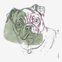 Dog Art Minimalist Pug Canine Empty Space Animal Mousepad | Artistshot