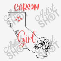 I Love State Of California Flower Outline Carson City Girl Graphic Youth T-shirt | Artistshot