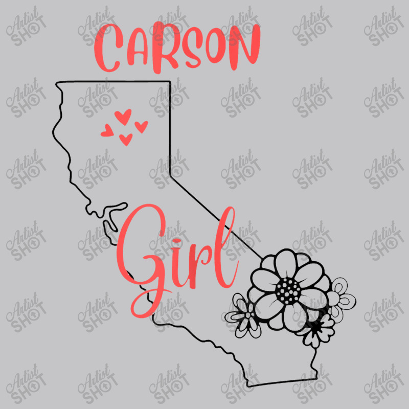 I Love State Of California Flower Outline Carson City Girl Baby Bodysuit by tonierich | Artistshot