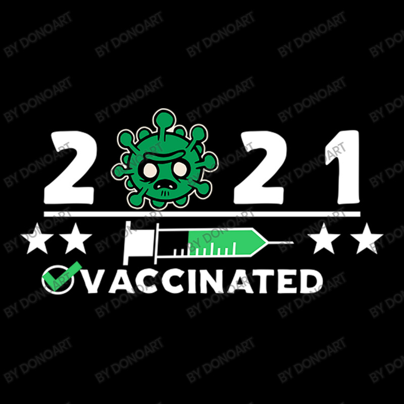 2021 Vaccinated Zipper Hoodie by DonoArt | Artistshot