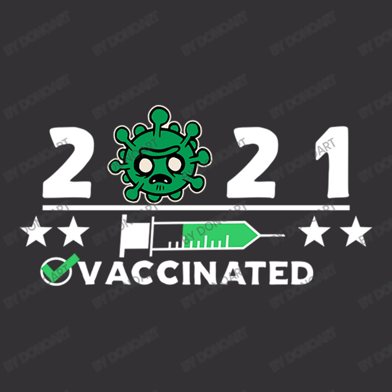 2021 Vaccinated Vintage Hoodie by DonoArt | Artistshot