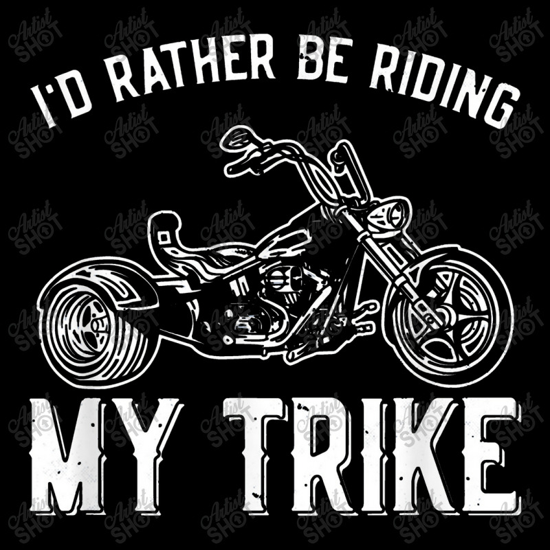 I´d Rather Be Riding My Trike Trike Motorcycle Triker Youth Zipper Hoodie by tonierich | Artistshot