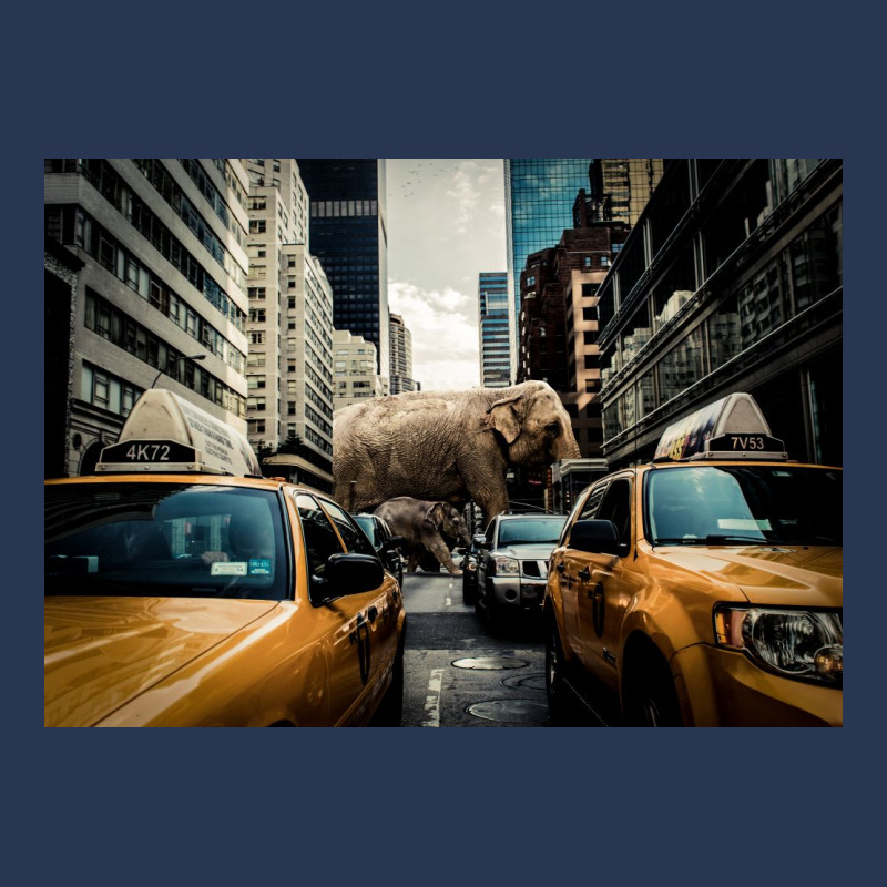 Huge Elephant Men Denim Jacket | Artistshot