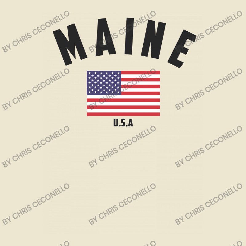 Maine Cropped Hoodie by Chris Ceconello | Artistshot