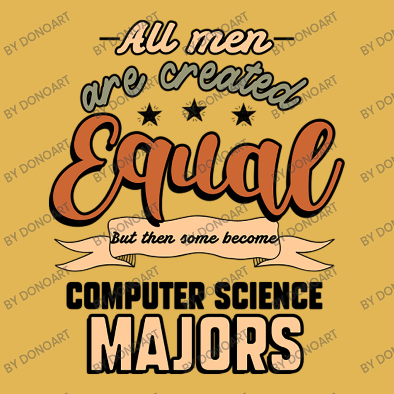 All Men Are Created Equal But Then Some Become Computer Science Majors Vintage Hoodie And Short Set | Artistshot