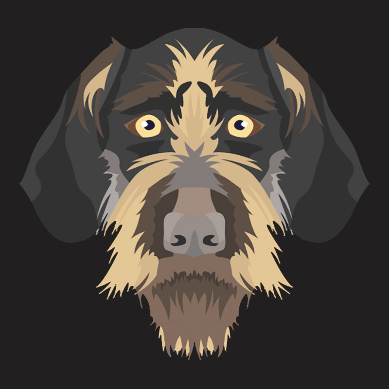 German Wirehaired Pointer T  Shirt Smiling German Wirehaired Pointer T T-Shirt by hegmannaugustine848 | Artistshot