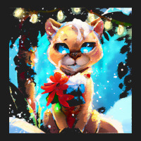 Cute Cougar Drawing Classic T-shirt | Artistshot