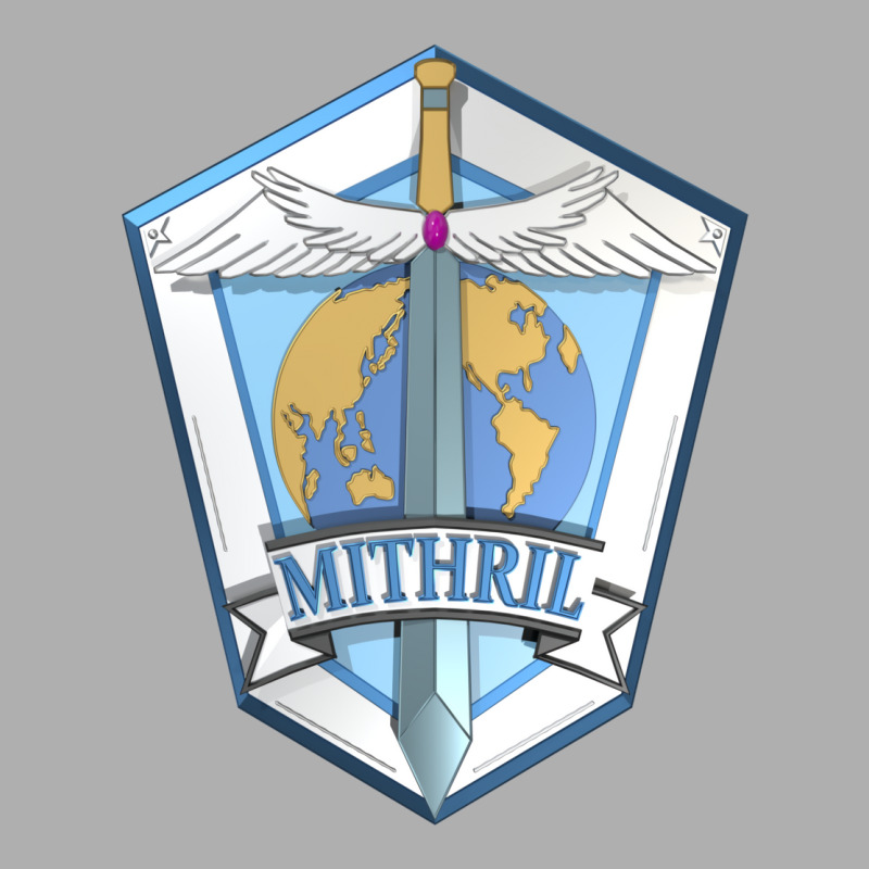 Mithril Emblem 3d Ladies Fitted T-Shirt by aldeeblariik | Artistshot