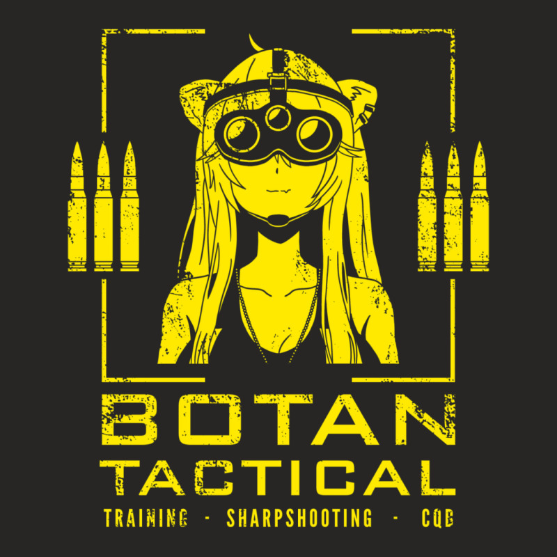 Botan Tactical   Yellow Ladies Fitted T-Shirt by chimeyandres5 | Artistshot